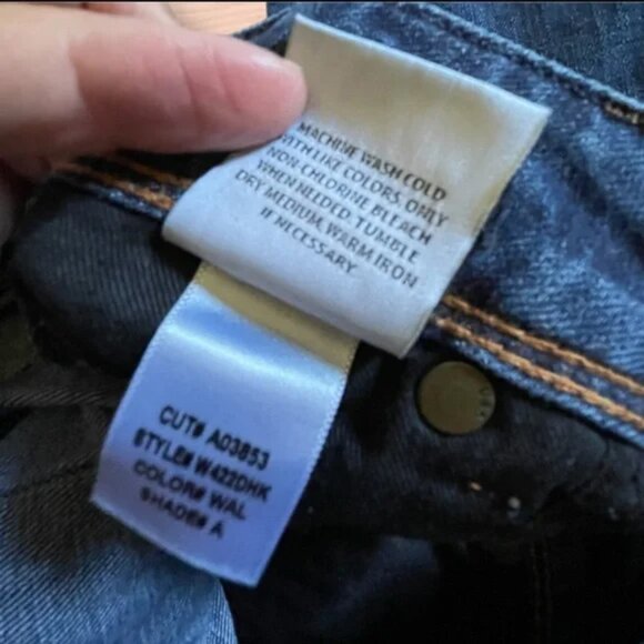 Hudson Skinny Low Rise Flap Pocket Denim Jeans 24 GUC - Picture 11 of 13